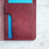 Forest And Wine Fold Card Wallet - burgundy - Image 4